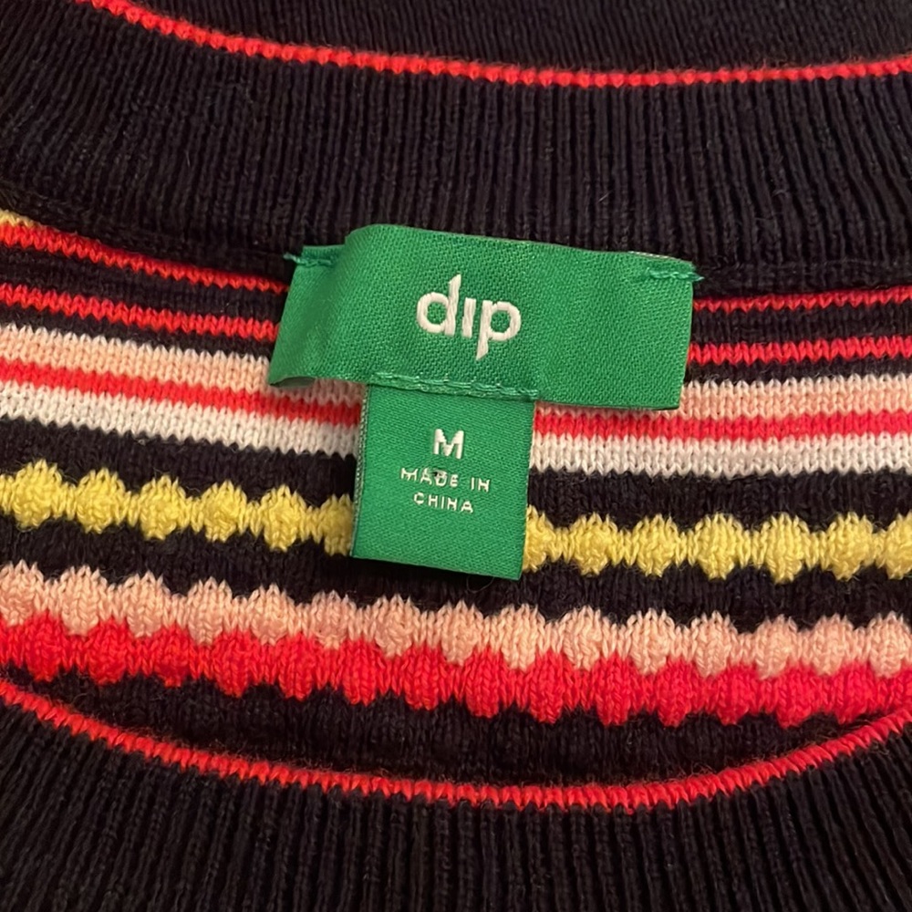 Multicolor Striped Knit Sweater Vest - Picture 7 of 8